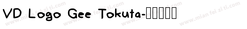 VD Logo Gee Tokuta字体转换